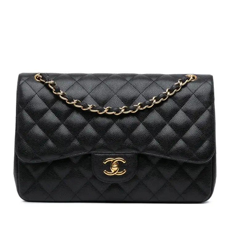Jumbo Classic Caviar Double Flap - Chanel