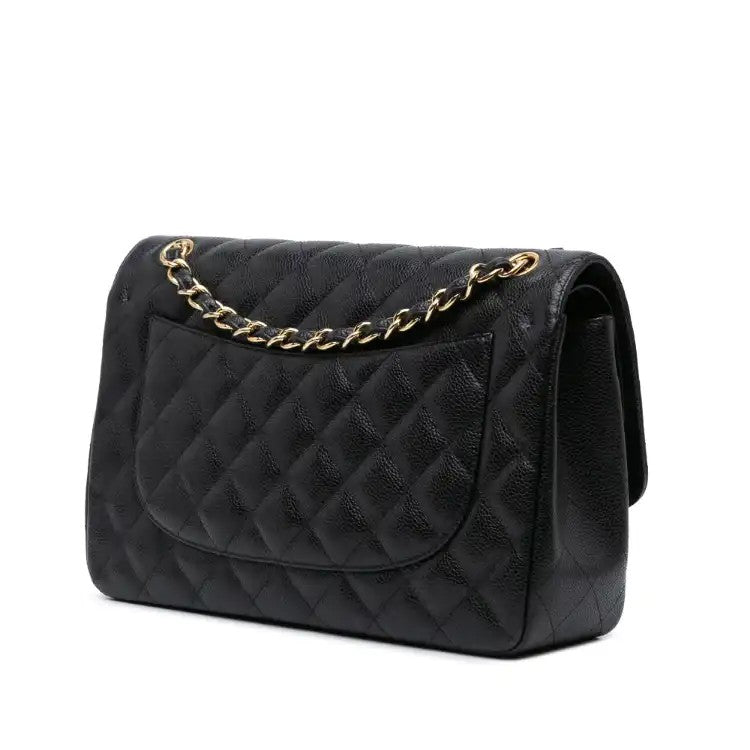 Jumbo Classic Caviar Double Flap - Chanel