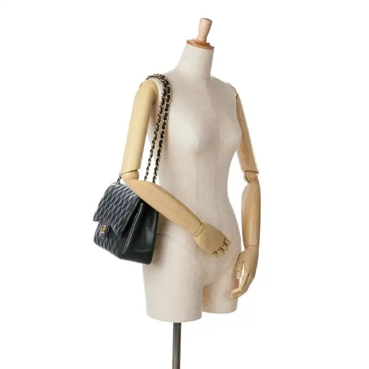 Jumbo Classic Caviar Double Flap - Chanel