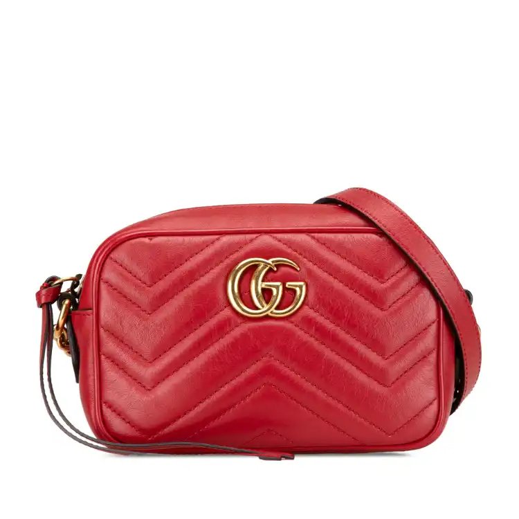 Mini GG Marmont Matelasse Leather Crossbody - Gucci