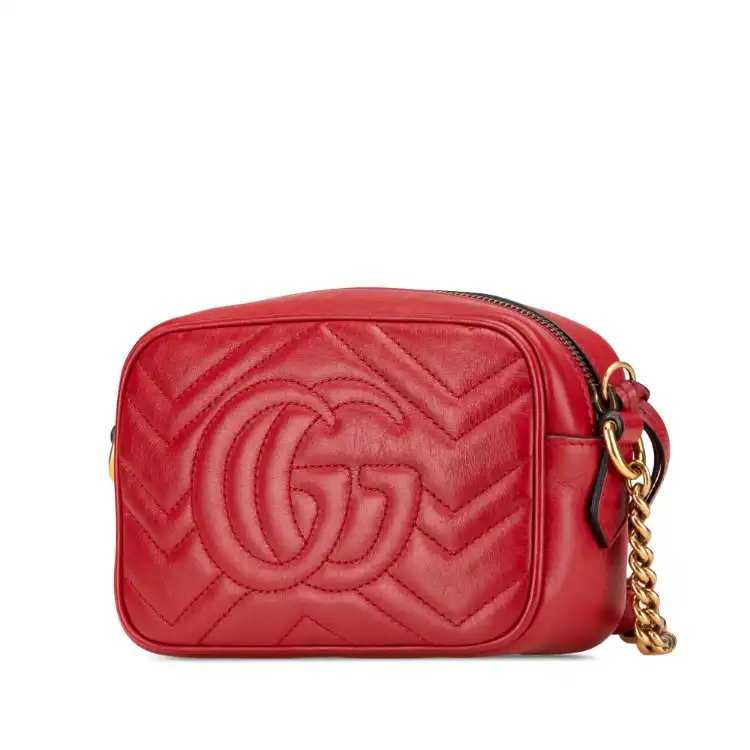 Mini GG Marmont Matelasse Leather Crossbody - Gucci