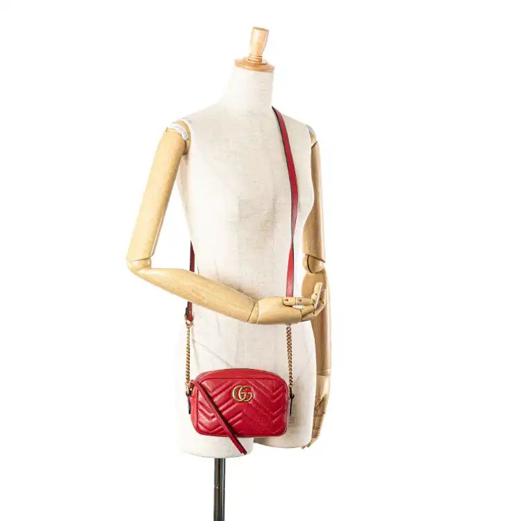 Mini GG Marmont Matelasse Leather Crossbody - Gucci