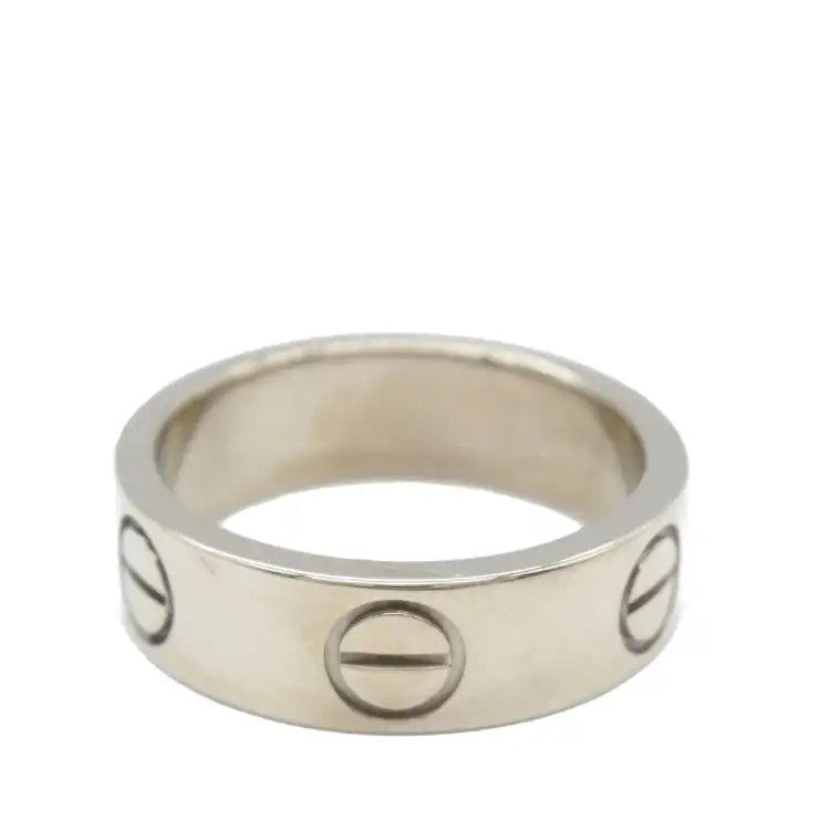 18K White Gold Classic Love Ring  - Cartier