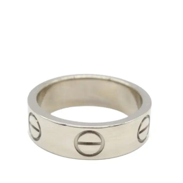 18K White Gold Classic Love Ring  - Cartier