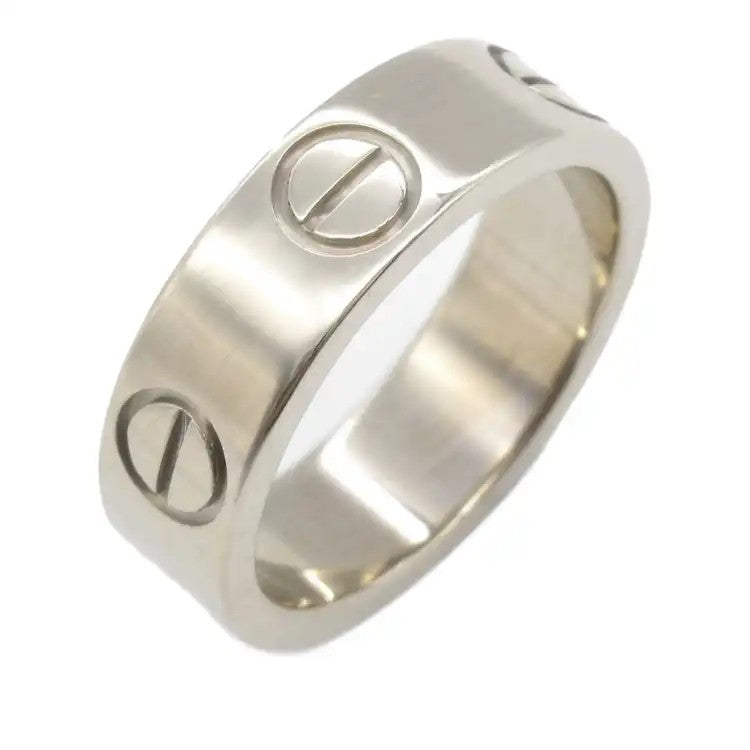 18K White Gold Classic Love Ring  - Cartier