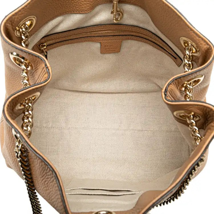 Medium Leather Soho Chain Tote - Gucci