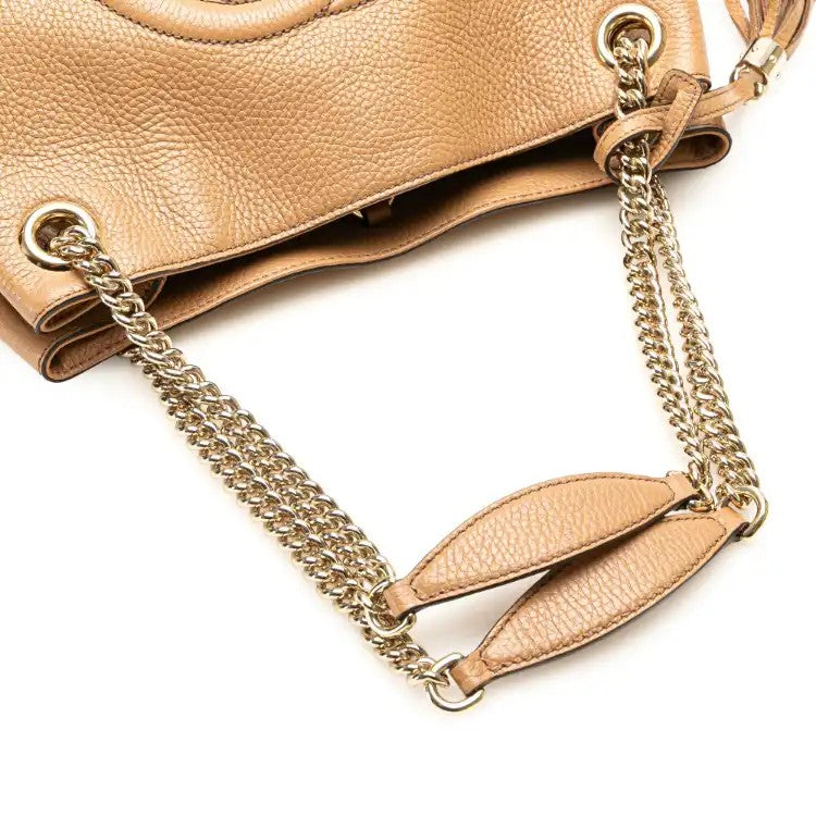 Medium Leather Soho Chain Tote - Gucci