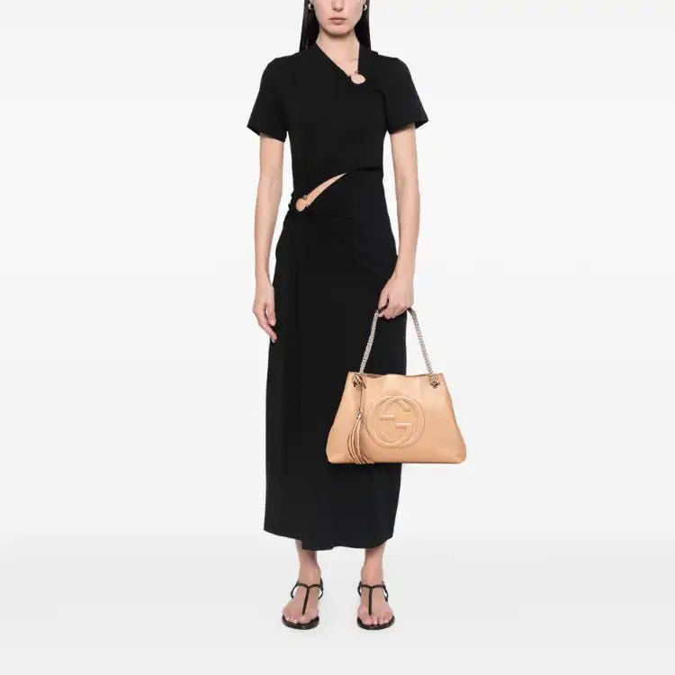 Medium Leather Soho Chain Tote - Gucci