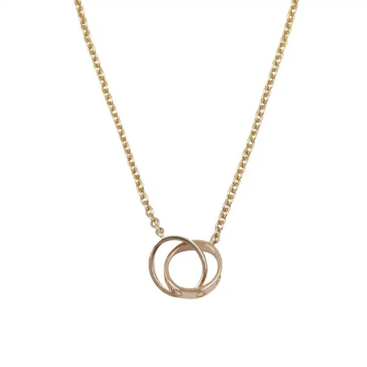 18K Rose Gold Baby Love Necklace  - Cartier