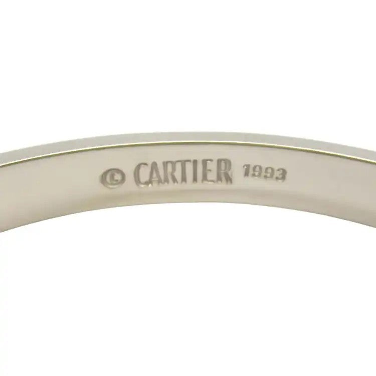 18K White Gold Classic Love Bracelet  - Cartier