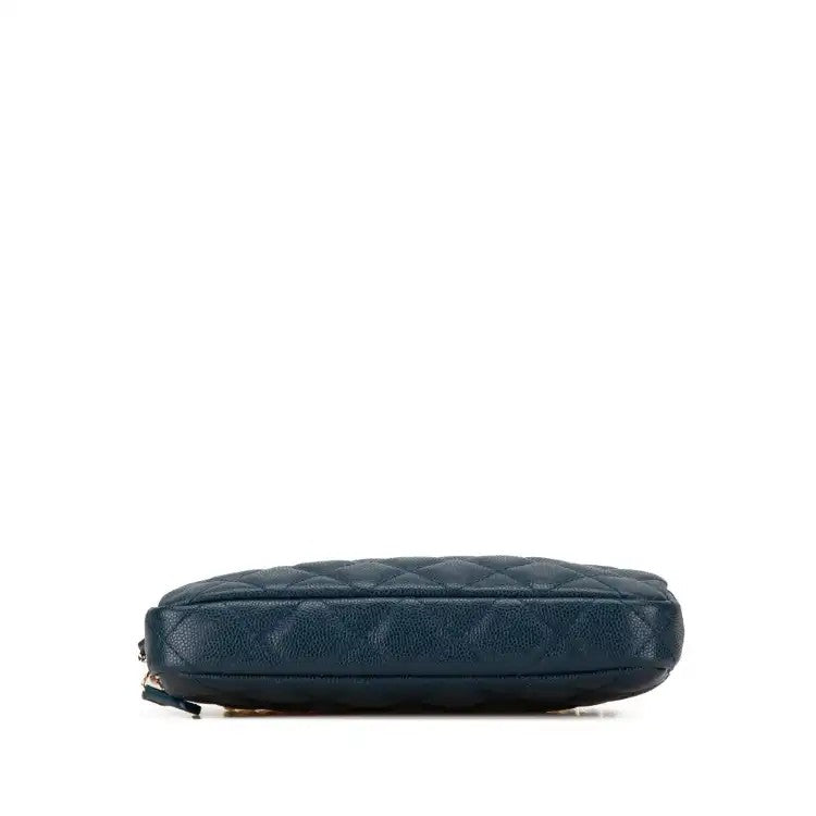 Quilted Caviar Clutch with Chain - Chanel