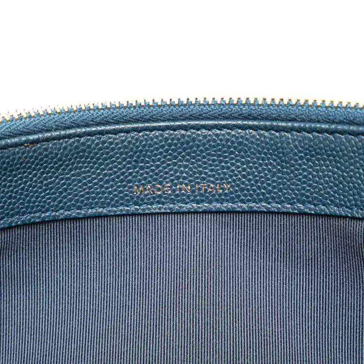 Quilted Caviar Clutch with Chain - Chanel