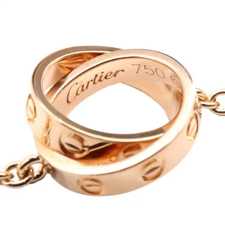 18K Rose Gold Baby Love Necklace  - Cartier