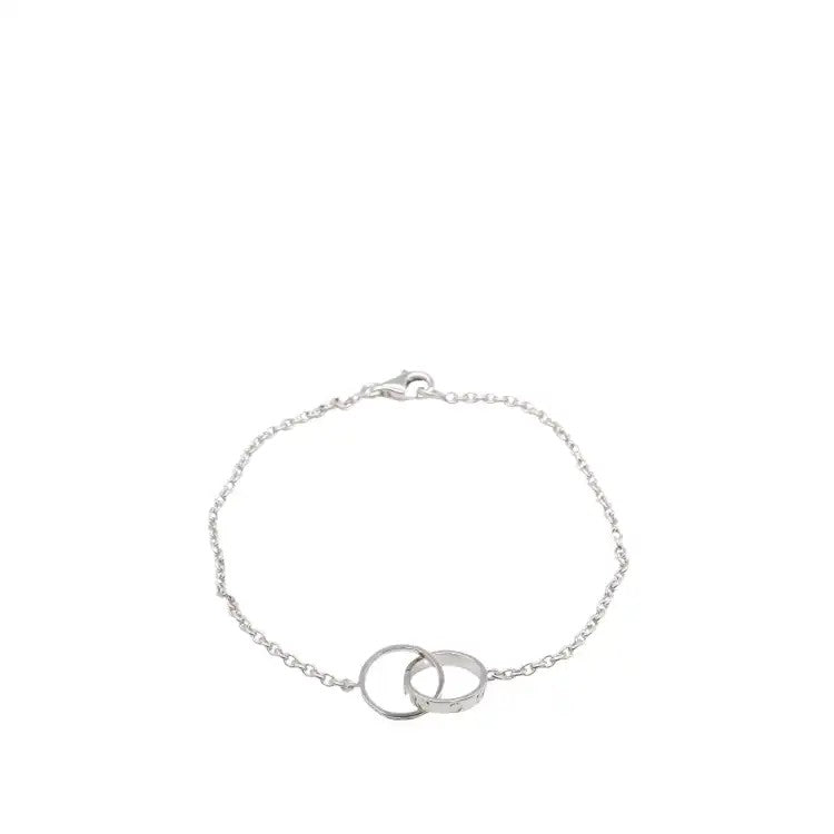 18K White Gold Baby Love Bracelet  - Cartier