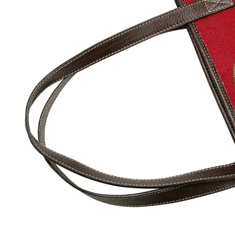 Printed Canvas Horsebit Tote - Gucci