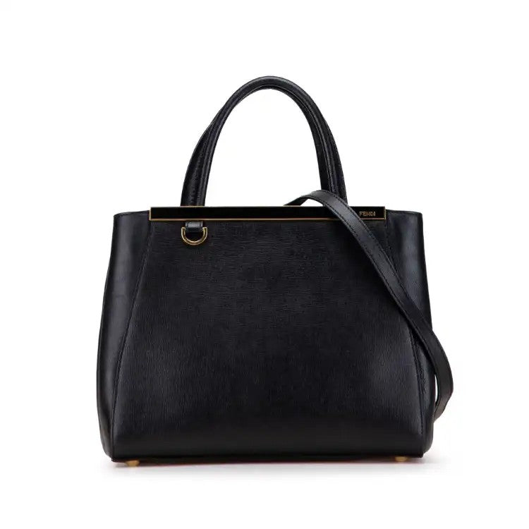 2Jours Leather Satchel  - Fendi