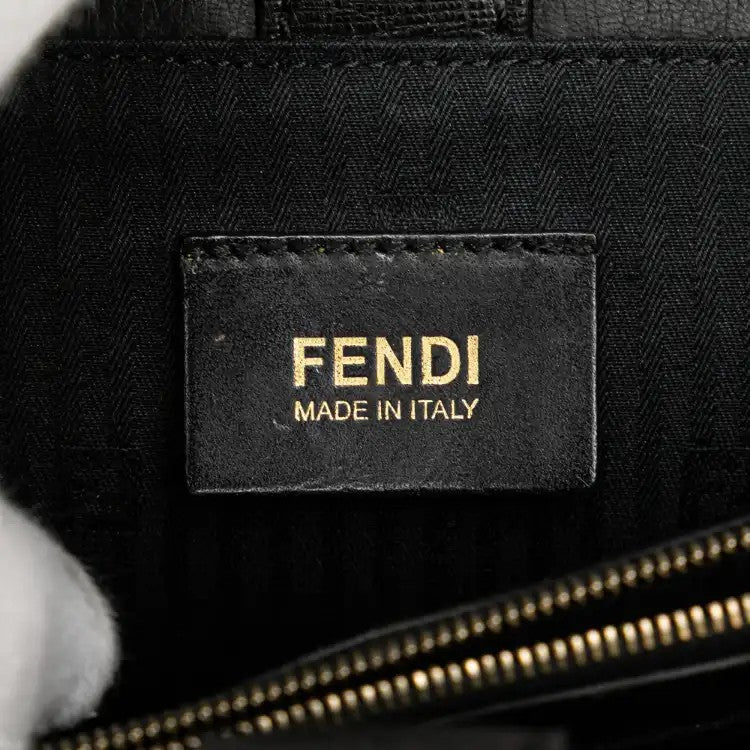 2Jours Leather Satchel  - Fendi