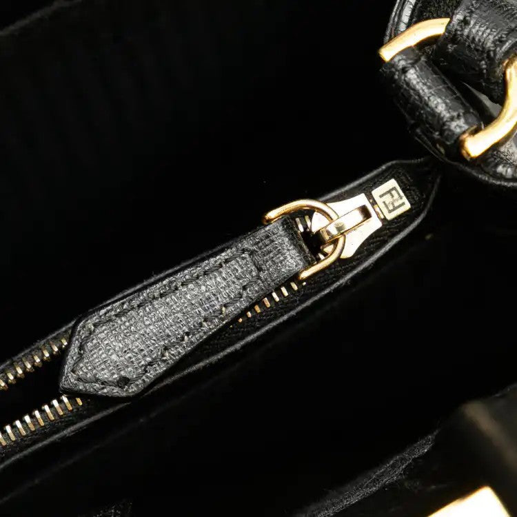 2Jours Leather Satchel  - Fendi