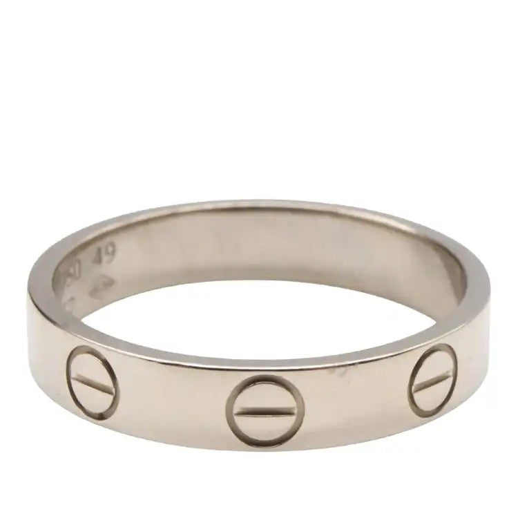 18K White Gold Small Love Ring  - Cartier
