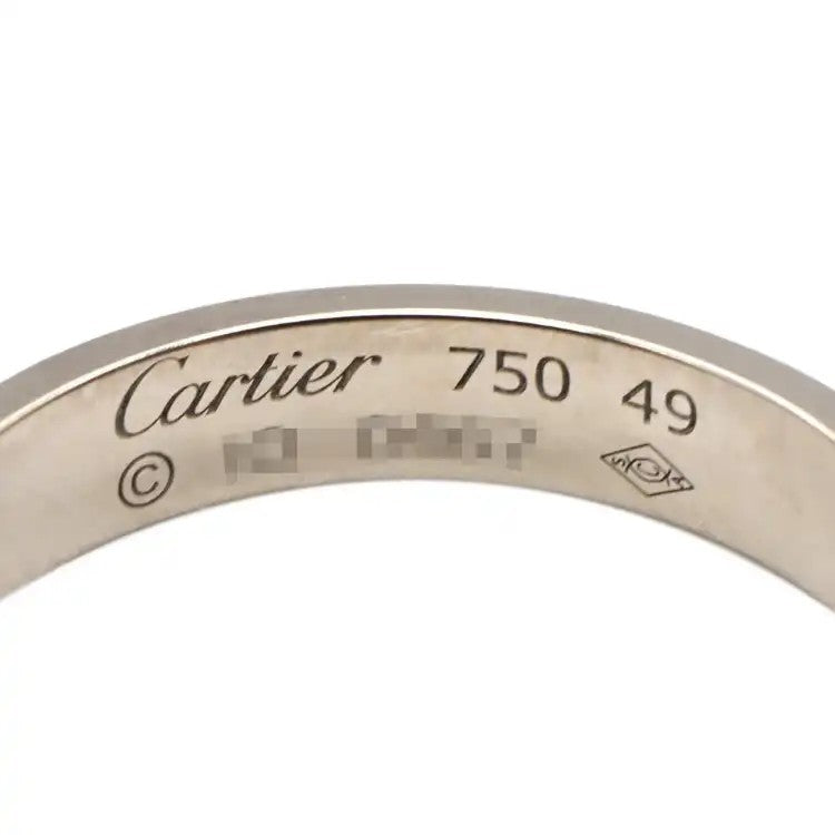 18K White Gold Small Love Ring  - Cartier
