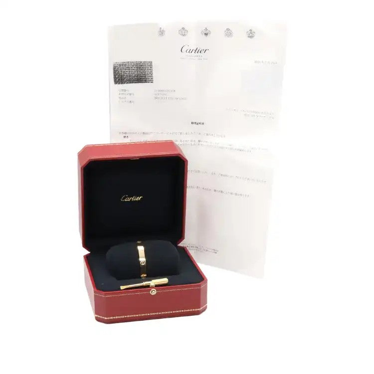 18K Yellow Gold Classic Love Bracelet  - Cartier