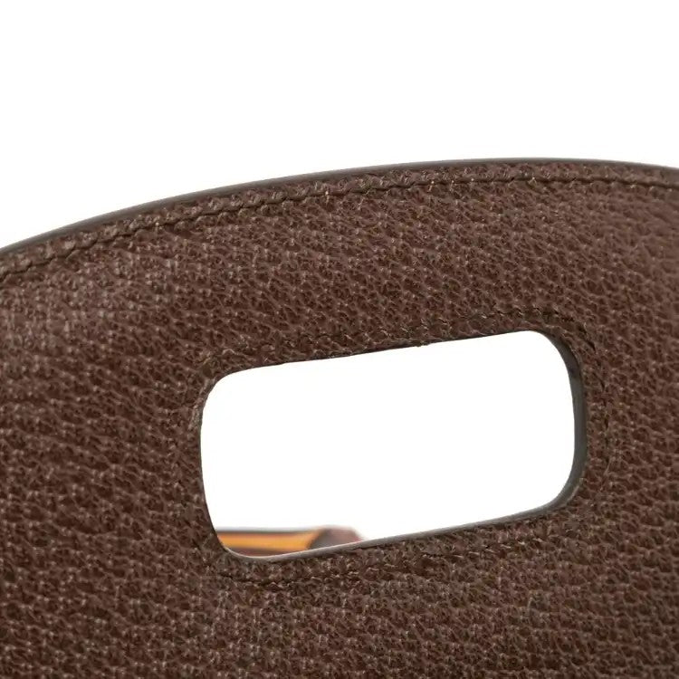 100th Anniversary Medium Canvas 1947 Bamboo Top Handle Bag - Gucci