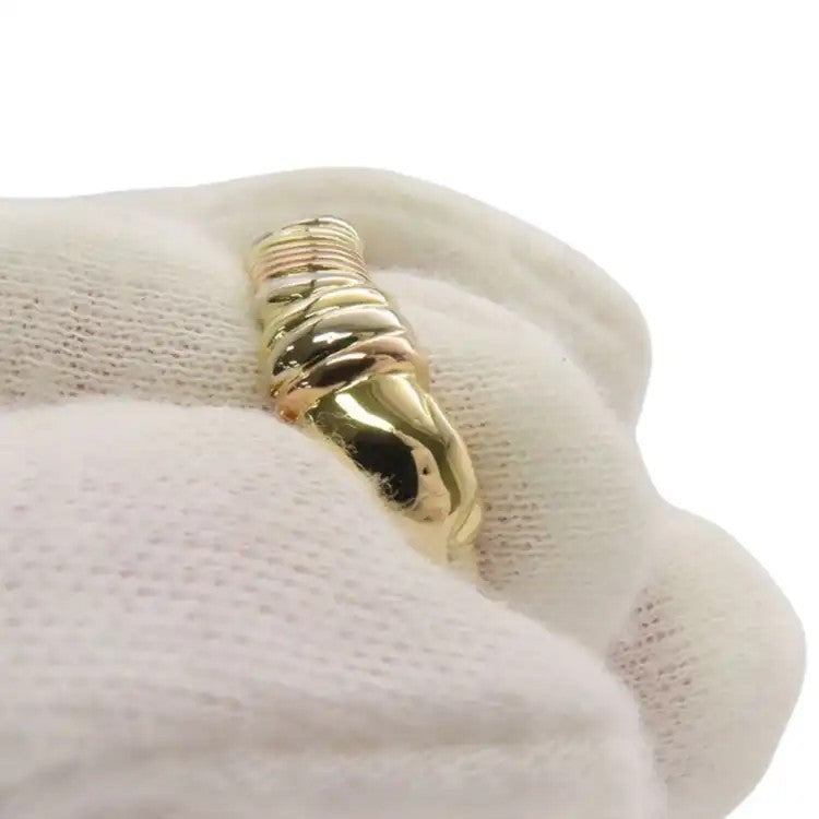 18K Tricolor Gold Panthere de Cartier Ring  - Cartier